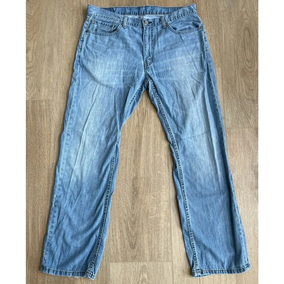 Levi Other - Levi’s 559 Men's Relaxed Straight Leg Light Wash Classic Denim Jeans 36x32